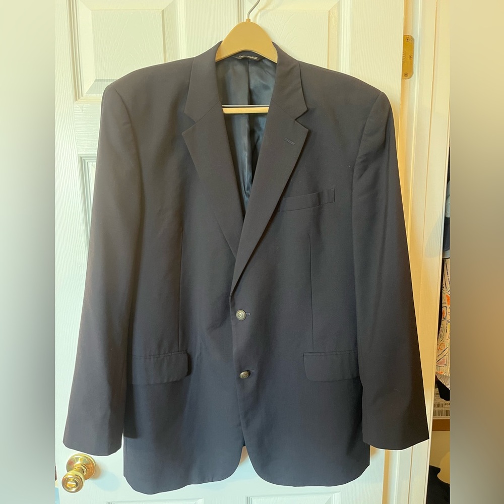 JoS. A. Bank Mens navy blue suit jacket